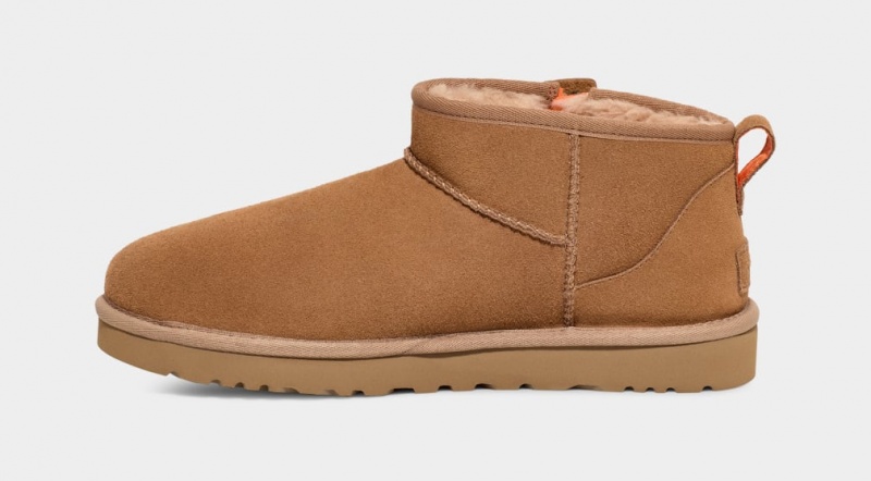 Ugg Classic Ultra Mini Zip Stövlar Herr Bruna Orange | Sverige-50932