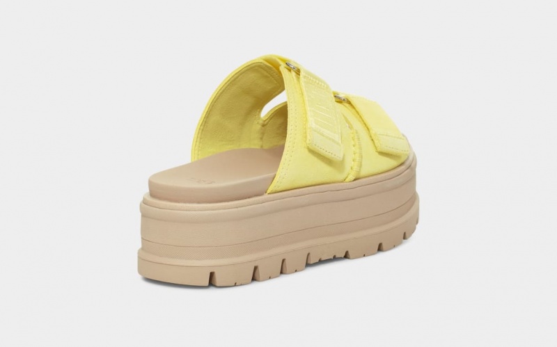 Ugg Clem Mocka Badtofflor Sandaler Dam Citron Ljusgröna | Sverige-39547