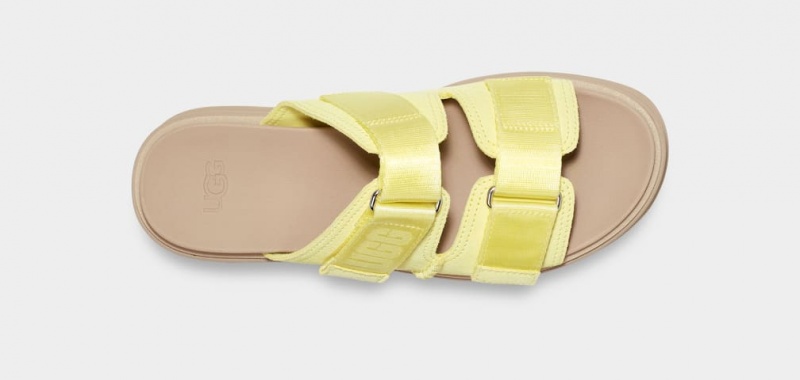 Ugg Clem Mocka Badtofflor Sandaler Dam Citron Ljusgröna | Sverige-39547