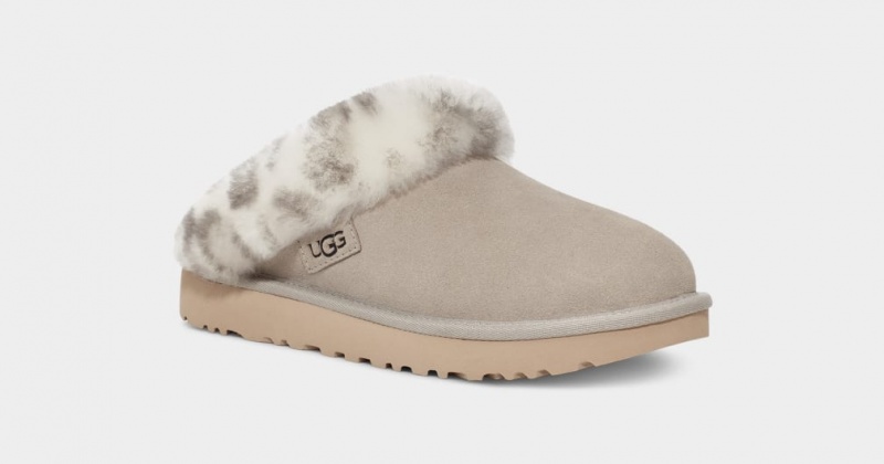 Ugg Cluggette Leopard Tofflor Dam Grå | Sverige-71625