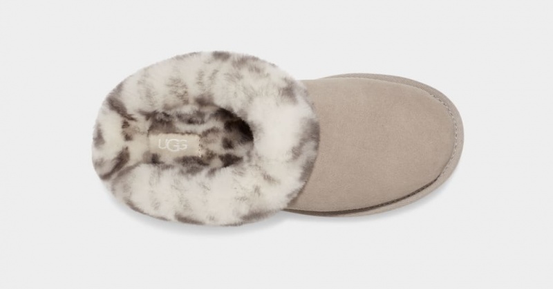 Ugg Cluggette Leopard Tofflor Dam Grå | Sverige-71625