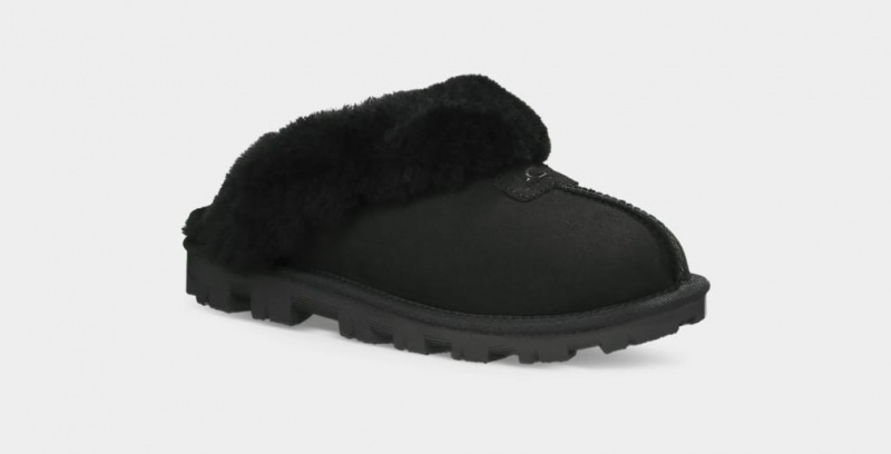 Ugg Coquette Tofflor Dam Svarta | Sverige-70625