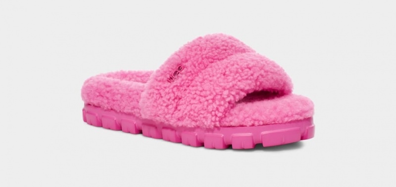 Ugg Cozetta Curly Tofflor Dam Rosa | Sverige-70458