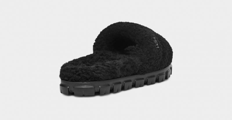 Ugg Cozetta Curly Tofflor Dam Svarta | Sverige-08214