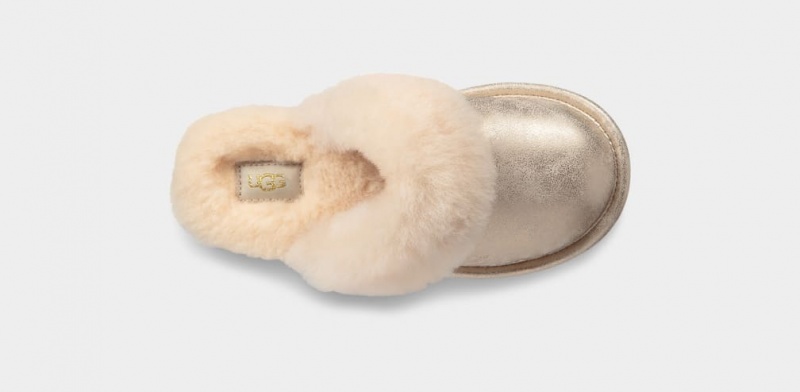 Ugg Cozy II Metallic Tofflor Barn Guld | Sverige-89736