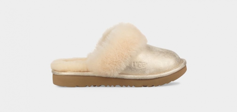 Ugg Cozy II Metallic Tofflor Barn Guld | Sverige-89736