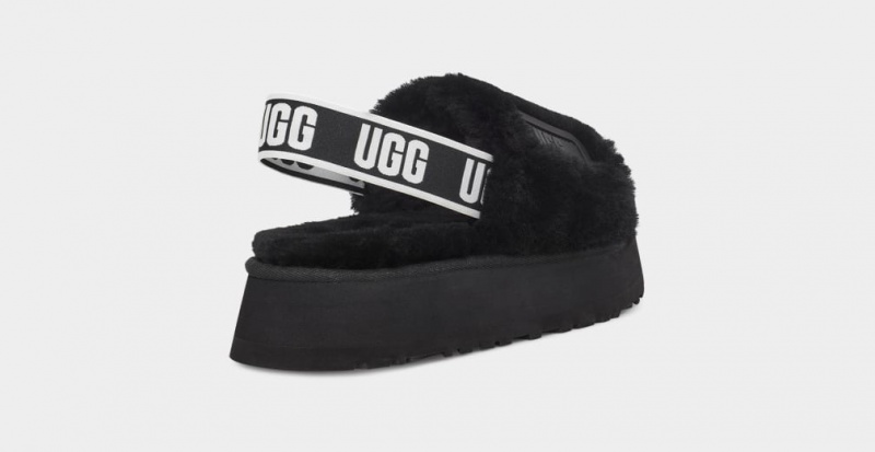 Ugg Disco Badtofflor Tofflor Dam Svarta | Sverige-53081