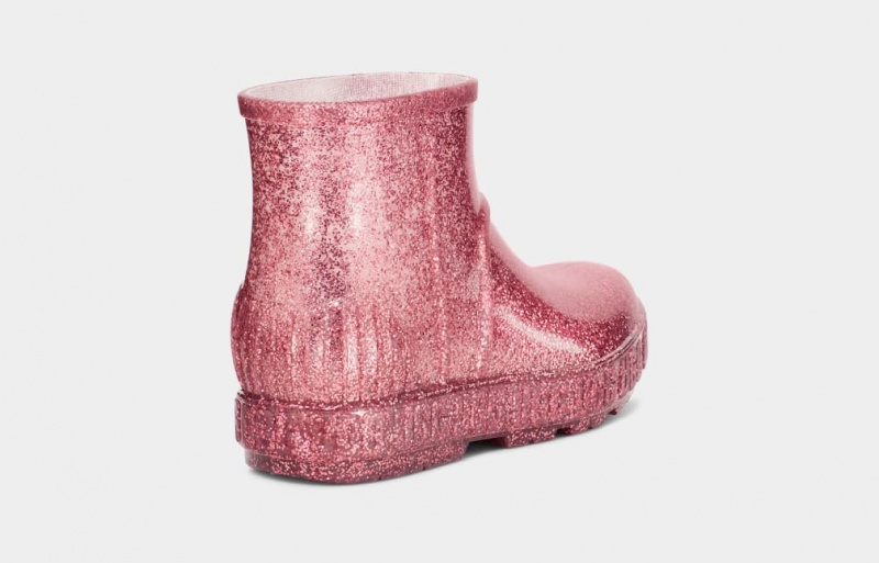 Ugg Drizlita Glitter Gummistövlar Barn Rosa | Sverige-05619