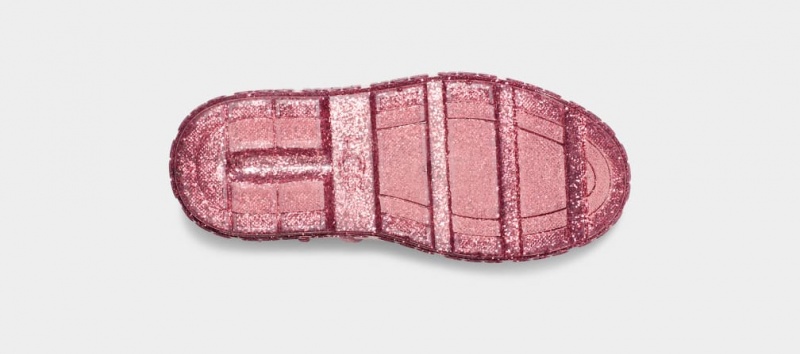 Ugg Drizlita Glitter Gummistövlar Barn Rosa | Sverige-05619