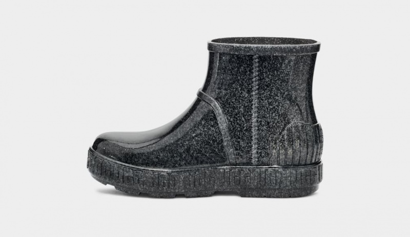 Ugg Drizlita Glitter Gummistövlar Barn Svarta | Sverige-62594