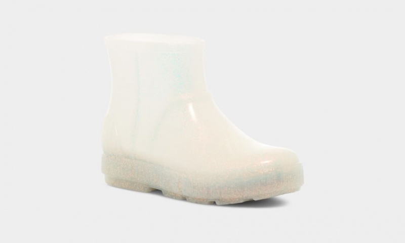 Ugg Drizlita Glitter Gummistövlar Barn Vita | Sverige-09853