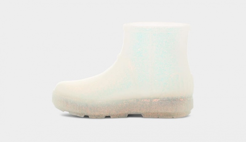 Ugg Drizlita Glitter Gummistövlar Barn Vita | Sverige-09853