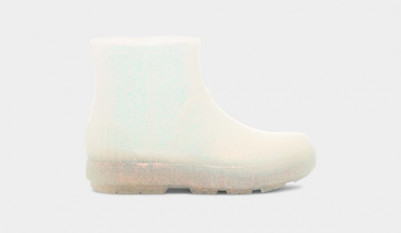 Ugg Drizlita Glitter Gummistövlar Barn Vita | Sverige-09853