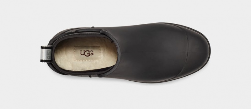 Ugg Droplet Gummistövlar Dam Svarta | Sverige-73805