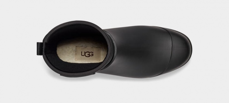 Ugg Droplet Mid Gummistövlar Dam Svarta | Sverige-50673