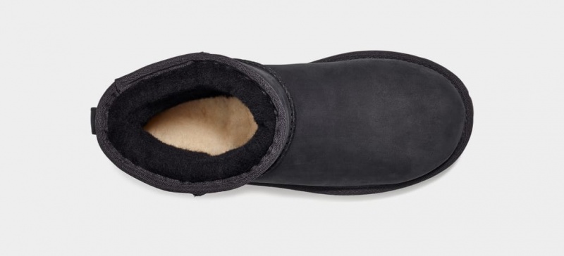 Ugg Essential Mini Läder Stövlar Dam Svarta | Sverige-39741