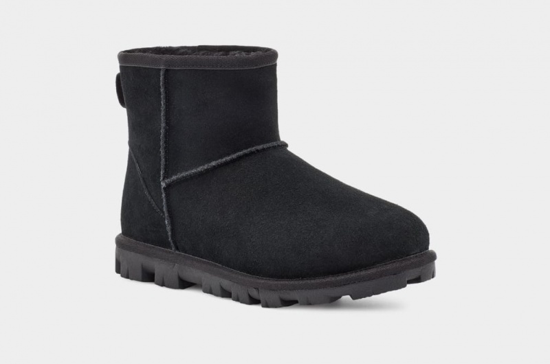 Ugg Essential Mini Stövlar Dam Svarta | Sverige-54218