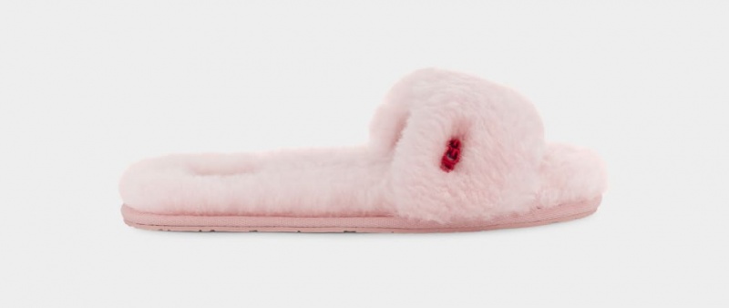 Ugg Fluff Badtofflor II Tofflor Dam Rosa | Sverige-09675