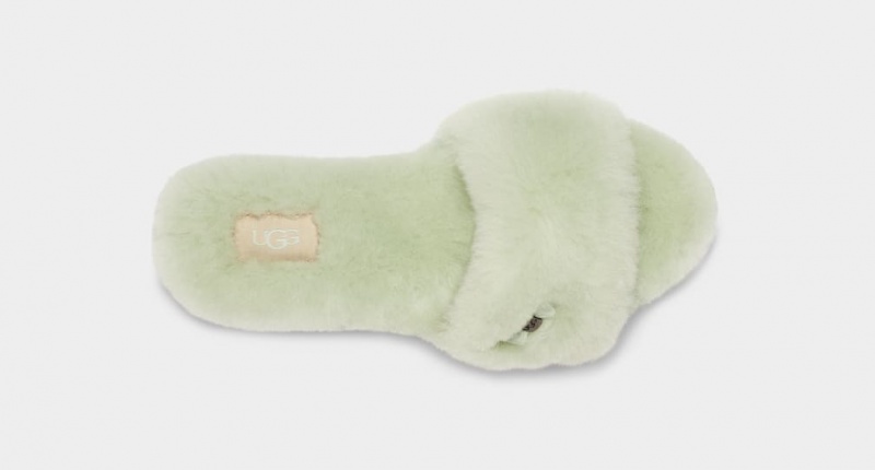 Ugg Fluff Badtofflor Tofflor Dam Mintgröna | Sverige-03258