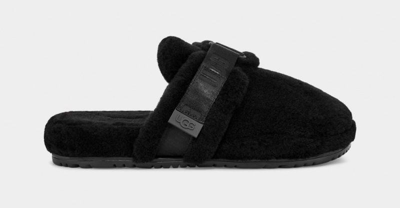 Ugg Fluff It Badtofflor Tofflor Herr Svarta | Sverige-38241