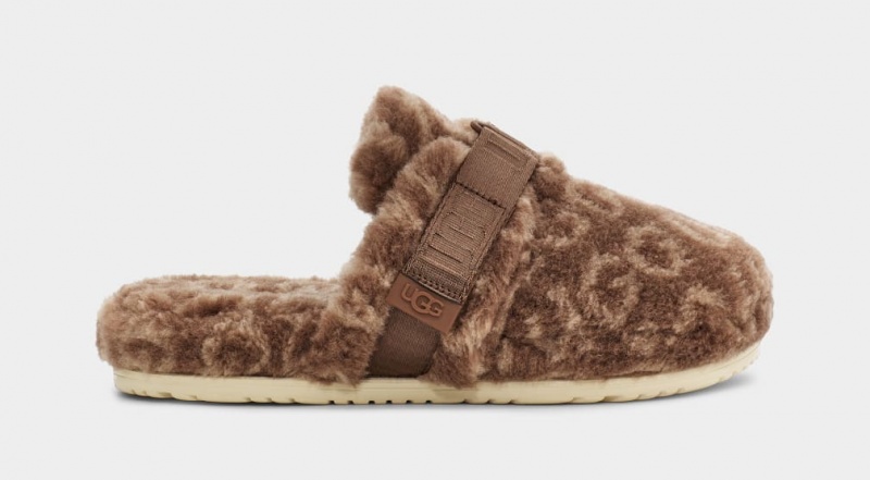 Ugg Fluff It Pop Badtofflor Tofflor Herr Bruna | Sverige-07153