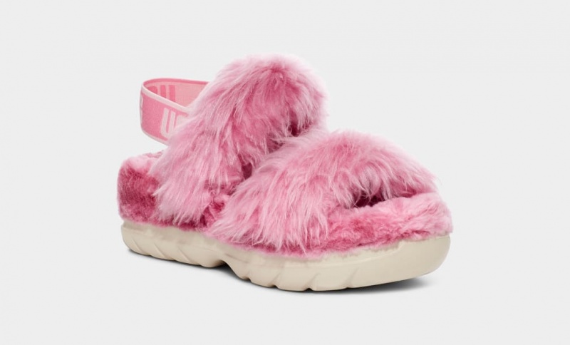 Ugg Fluff Sugar Sandaler Dam Rosa | Sverige-68794