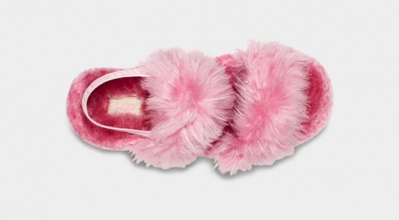 Ugg Fluff Sugar Sandaler Dam Rosa | Sverige-68794