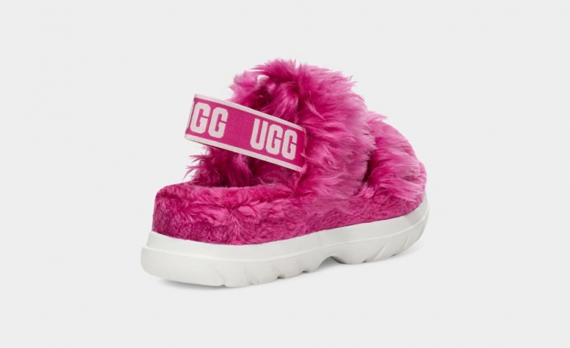 Ugg Fluff Sugar Sandaler Dam Rosa | Sverige-20576