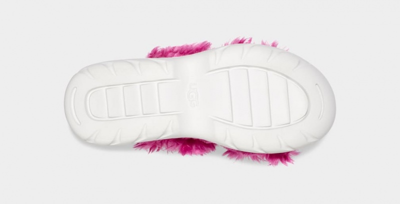 Ugg Fluff Sugar Sandaler Dam Rosa | Sverige-20576