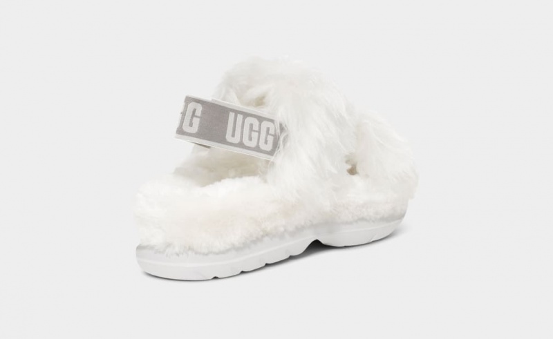 Ugg Fluff Sugar Sandaler Dam Vita | Sverige-94218