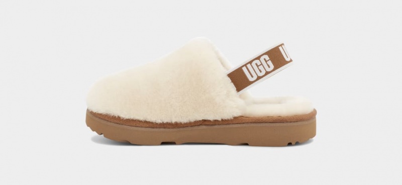 Ugg Fluff Yeah Clog Tofflor Barn Beige | Sverige-32964