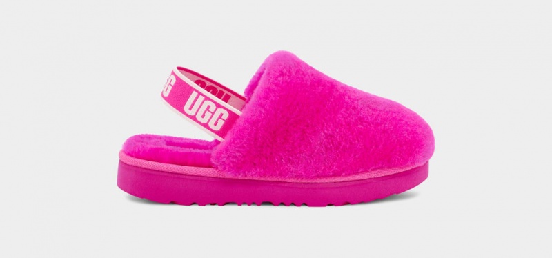 Ugg Fluff Yeah Clog Tofflor Barn Rosa | Sverige-07284