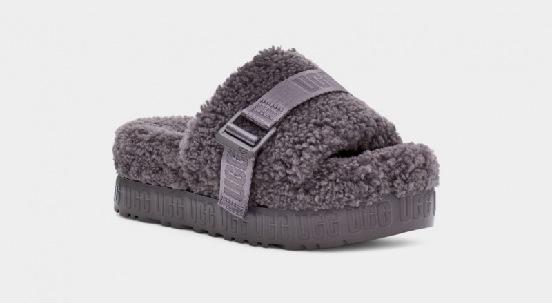 Ugg Fluffita Badtofflor Tofflor Dam Lila | Sverige-19760