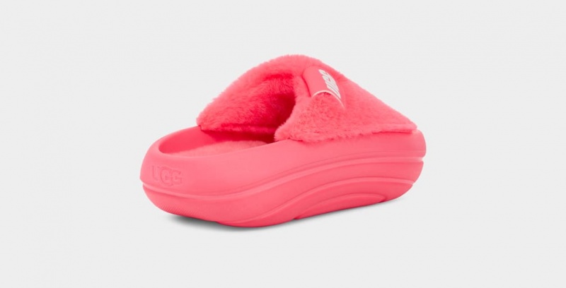 Ugg FoamO UGGPlush Badtofflor Sandaler Dam Korall | Sverige-94127