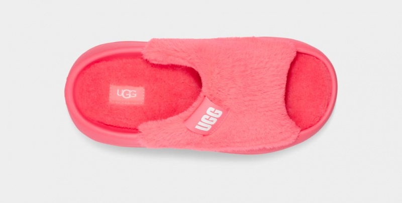 Ugg FoamO UGGPlush Badtofflor Sandaler Dam Korall | Sverige-94127