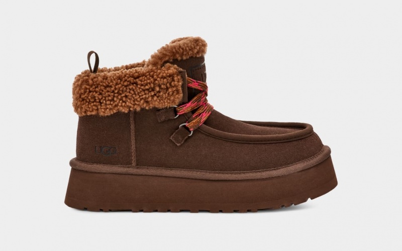 Ugg Funkarra Cabin Cuff Tofflor Dam Bruna | Sverige-92815