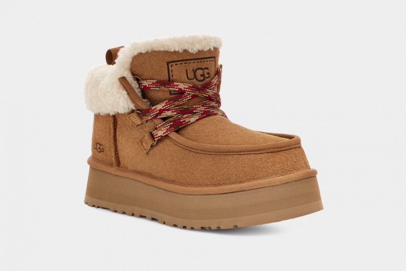 Ugg Funkarra Cabin Cuff Tofflor Dam Bruna | Sverige-80247