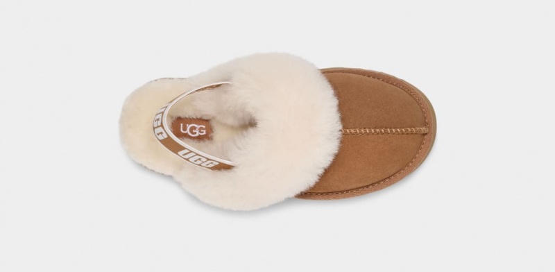 Ugg Funkette Tofflor Barn Bruna | Sverige-95061