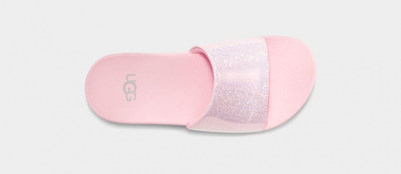 Ugg Glitter Badtofflor Tofflor Barn Lila Vita | Sverige-78320