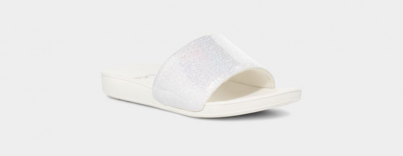 Ugg Glitter Badtofflor Tofflor Barn Vita | Sverige-57198