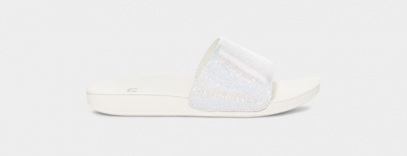 Ugg Glitter Badtofflor Tofflor Barn Vita | Sverige-57198