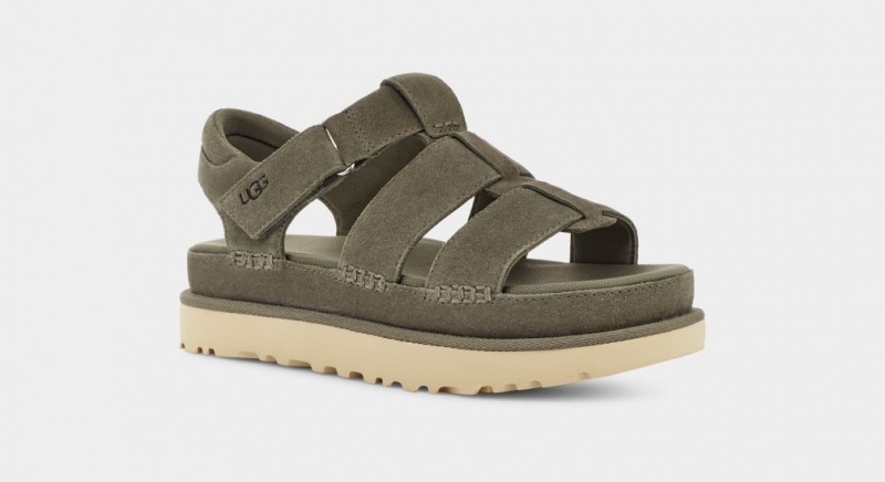 Ugg Goldenstar Rem Sandaler Dam Gröna | Sverige-10583