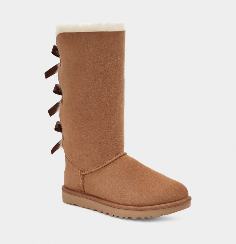 Ugg Höga Bailey Bow II Stövlar Dam Bruna | Sverige-20548