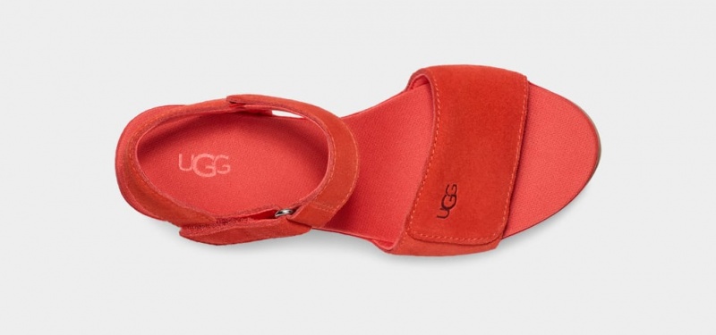 Ugg Ileana Rem Sandaler Dam Röda | Sverige-85106