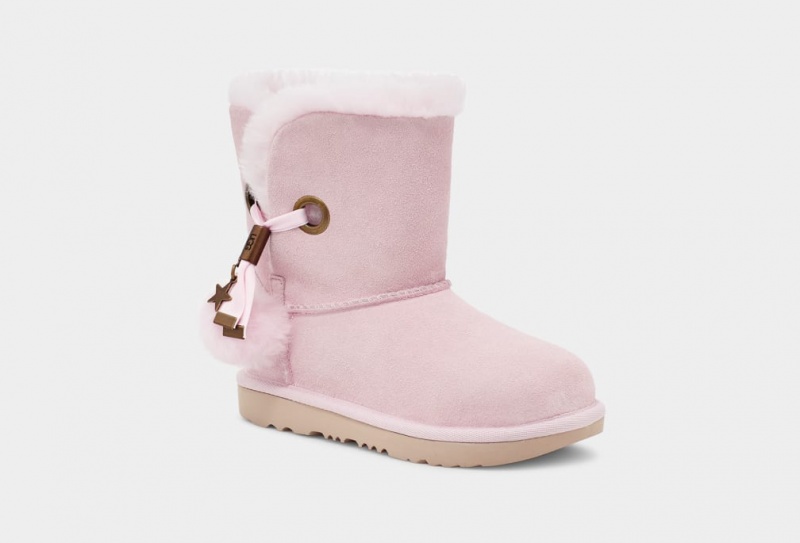 Ugg Irina Star Charm Stövlar Barn Rosa | Sverige-43528