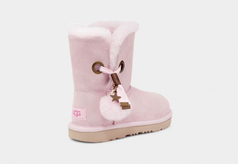 Ugg Irina Star Charm Stövlar Barn Rosa | Sverige-43528