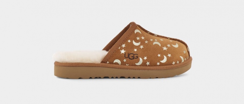 Ugg Keegan Moon And Stars Tofflor Barn Bruna | Sverige-54103