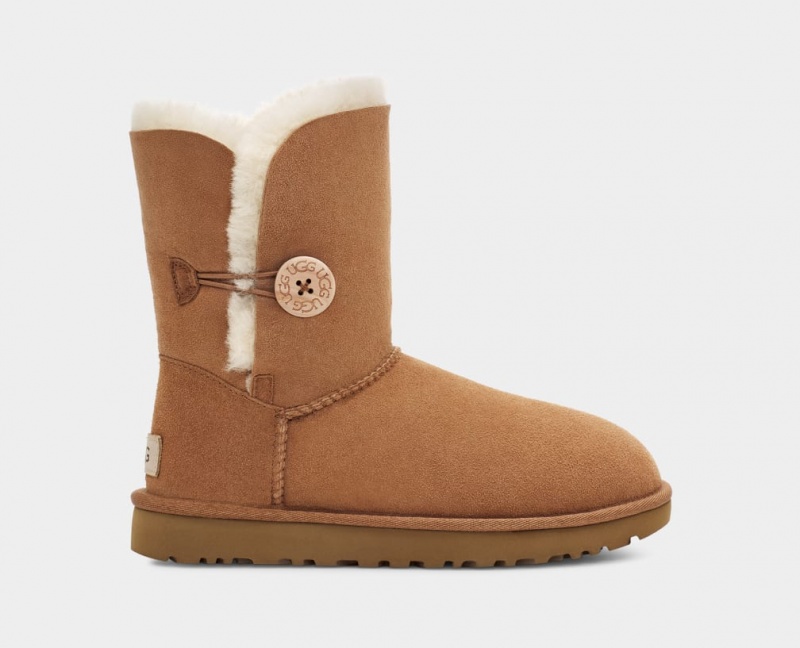 Ugg Korta Bailey Button II Stövlar Dam Bruna | Sverige-51864