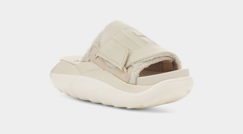 Ugg LA Cloud Badtofflor Sandaler Dam Ljusblå | Sverige-08217