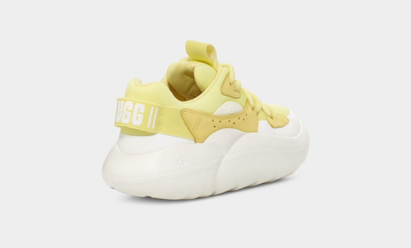 Ugg LA Cloud Spets Sneakers Dam Citron Ljusgröna | Sverige-41628